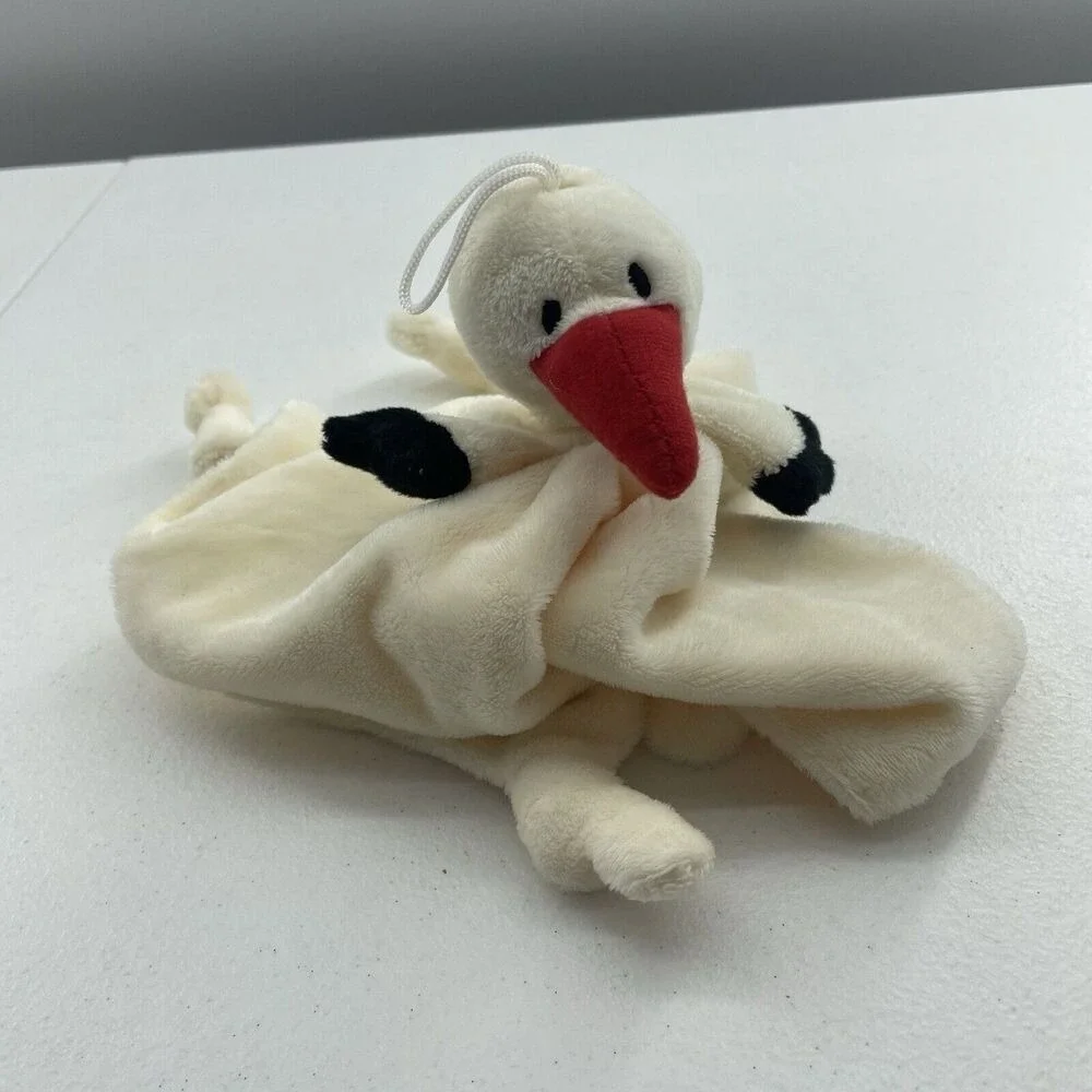Stork Plush Baby Lovey Water Bird Marsh Wetland‎ Lake Wildlife Stuffed Animal